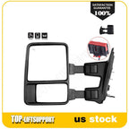 LH Towing Mirror with Turn Signal for Ford F250 F350 (2008–2016)