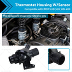 Thermostat Housing W/Sensor for BMW 228i 320i 328i 428i (2013–2019) 11538636594