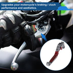 Adjustable Brake Clutch Lever for Suzuki GSXR150 (2017–2020) Titanium Red