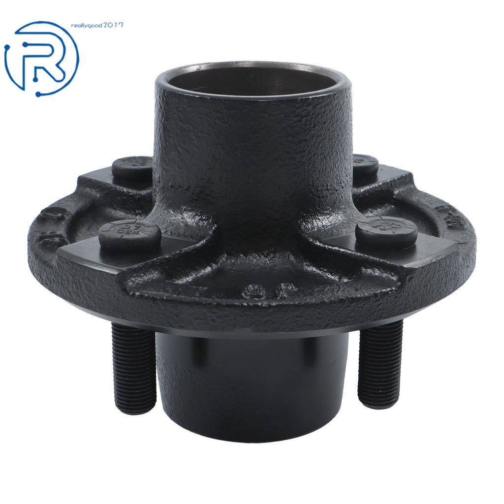 Pack of 2 Trailer Axle Kits with 4 on 4" Bolt Idler Hub & Bearing