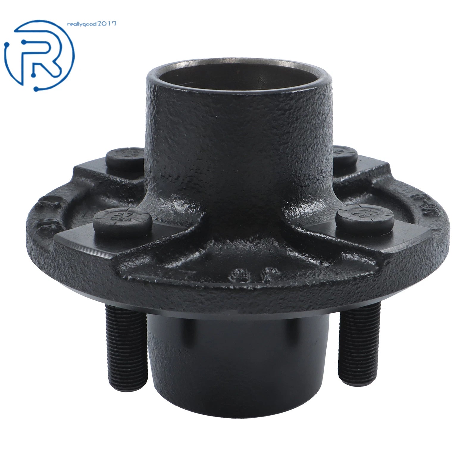 Pack of 2 Trailer Axle Kits with 4 on 4" Bolt Idler Hub & Bearing