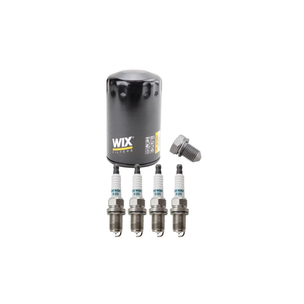 Wix Engine Oil Filter & Denso Spark Plugs Kit for Audi A4, TT, VW Beetle, Golf, Jetta (L4)