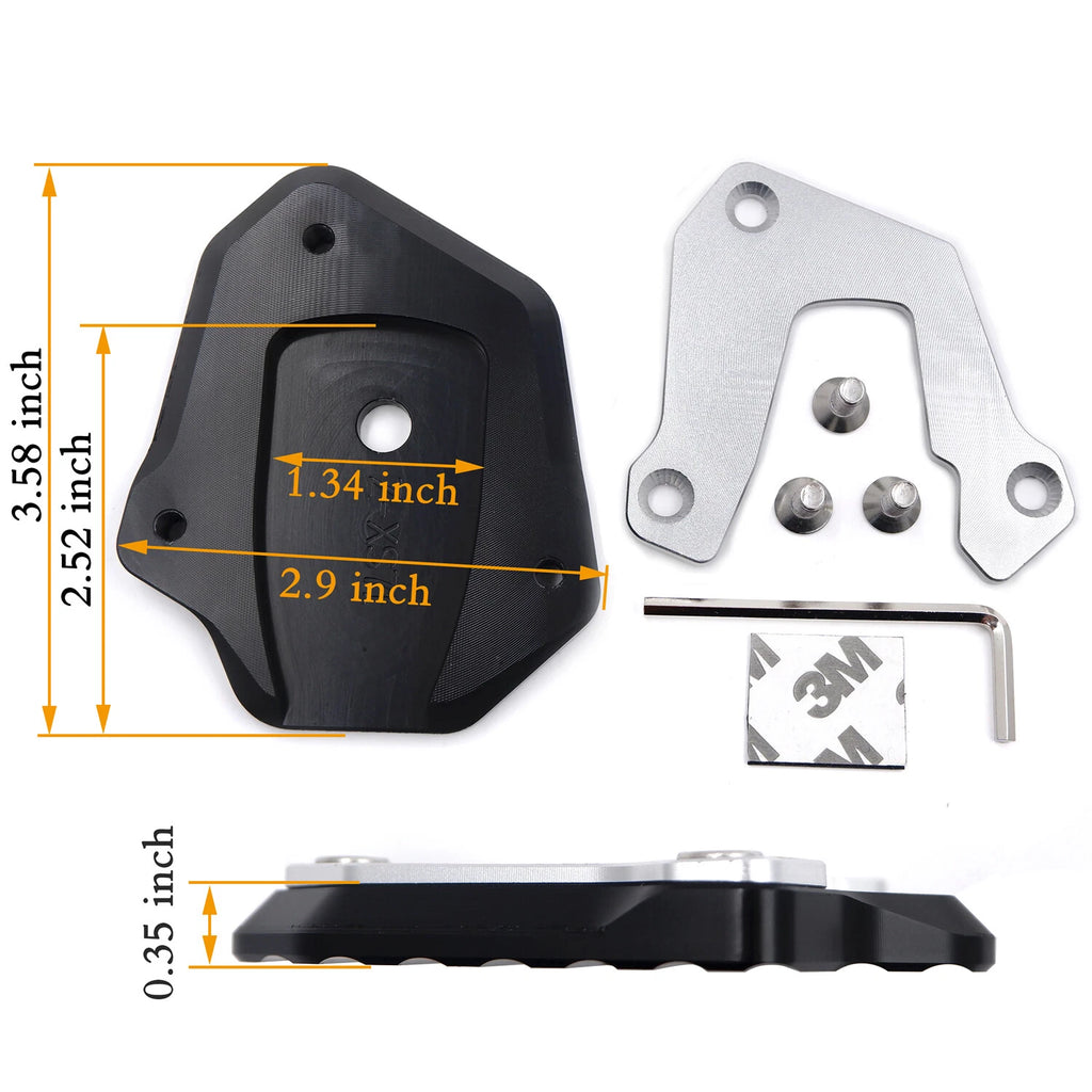 Side Stand Extension Pad for Suzuki GSXS1000/750 (2017–2023)