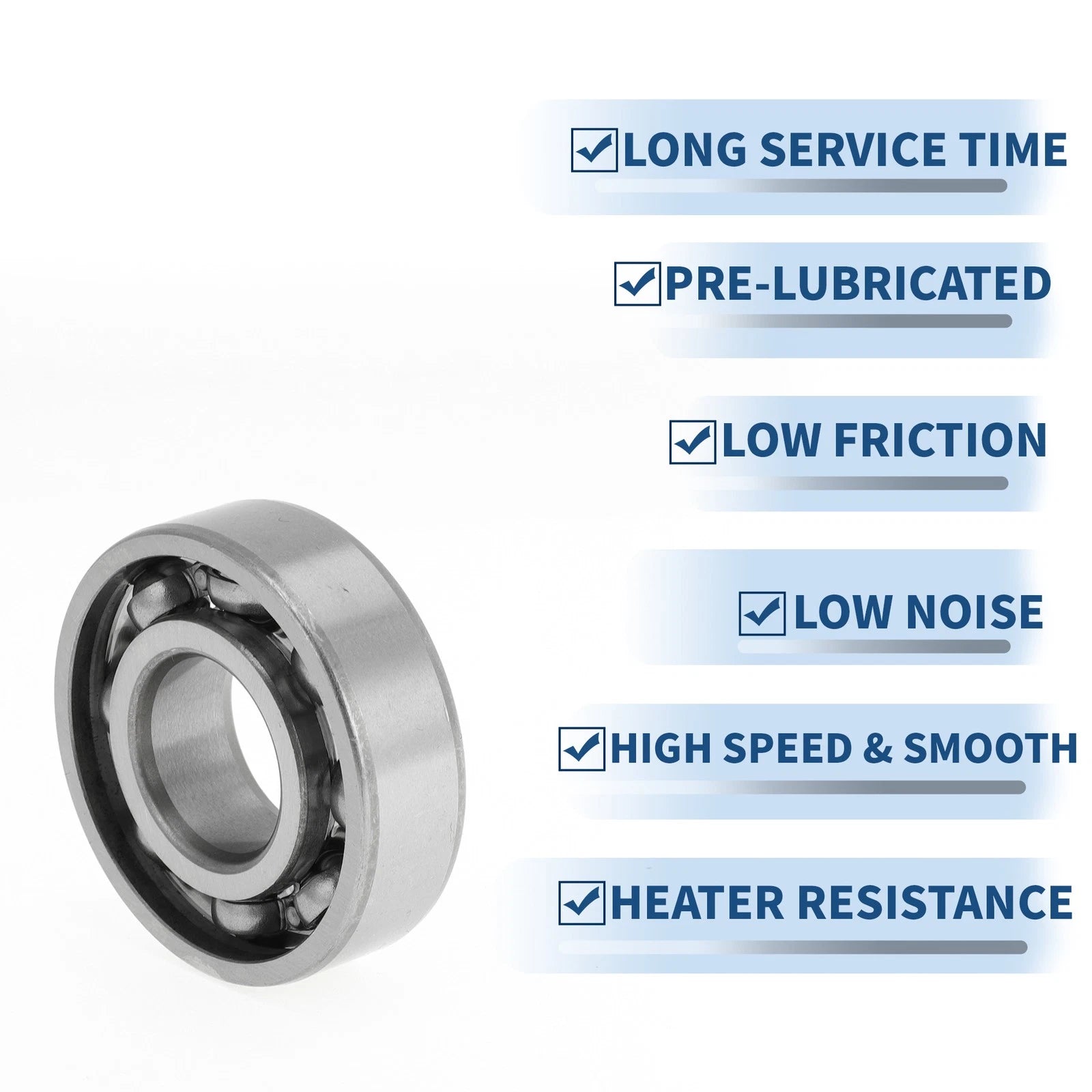 6204 Deep Groove Ball Bearing for Scooter Skateboard Wheel (20x47x14mm)
