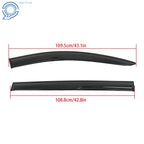 Set of 4 Window Visors for Toyota Sienna (2021–2024) Rain Guard Vent Shade