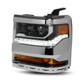 LED DRL Strip Projector Headlight for Silverado/Sierra 1500 (2016–2019)