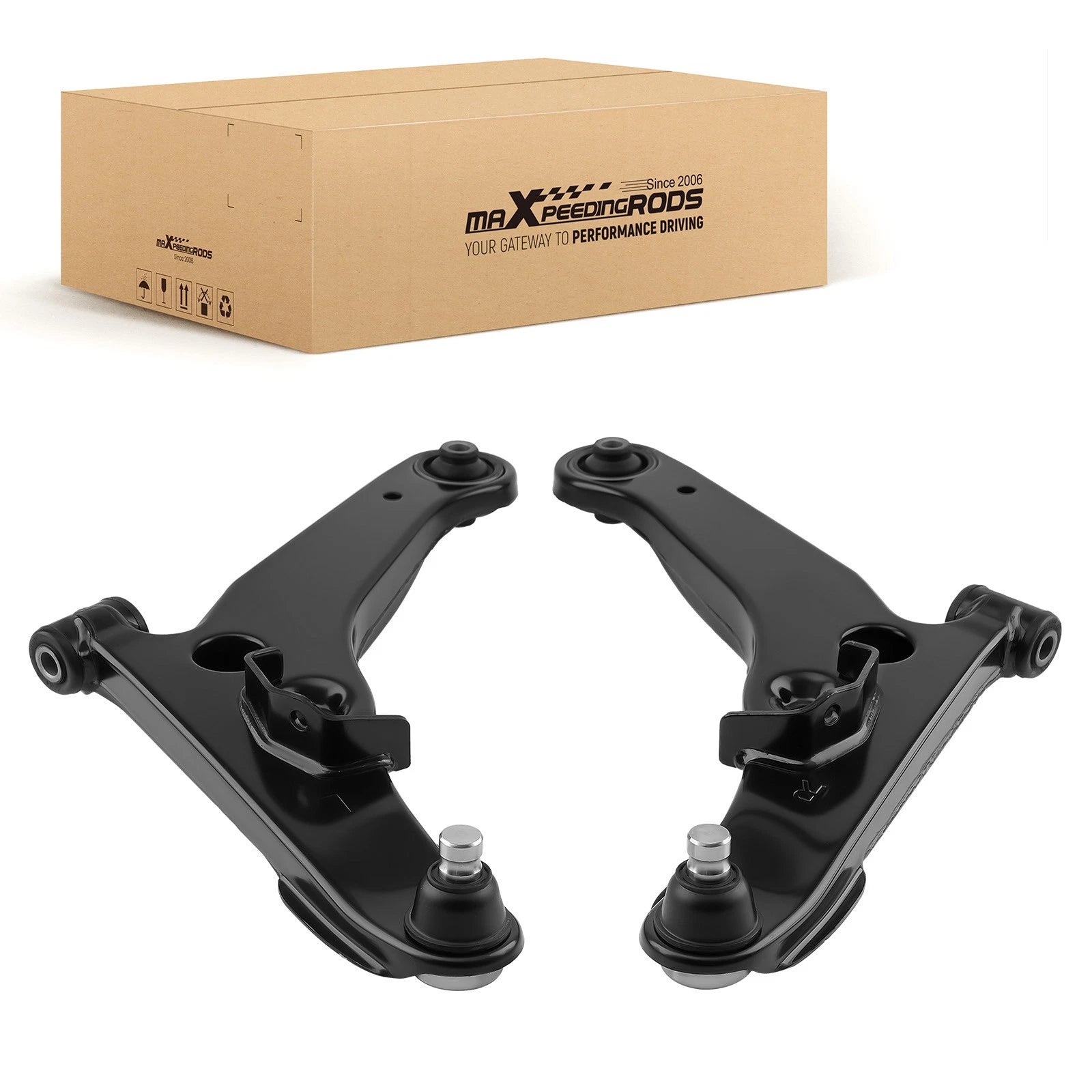 Pair Front Lower Control Arm w/ Ball Joint for Mitsubishi Outlander (2003–2006)