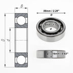 Deep Groove Ball Bearing 28x58x16mm for Scooter Skateboard (P5)