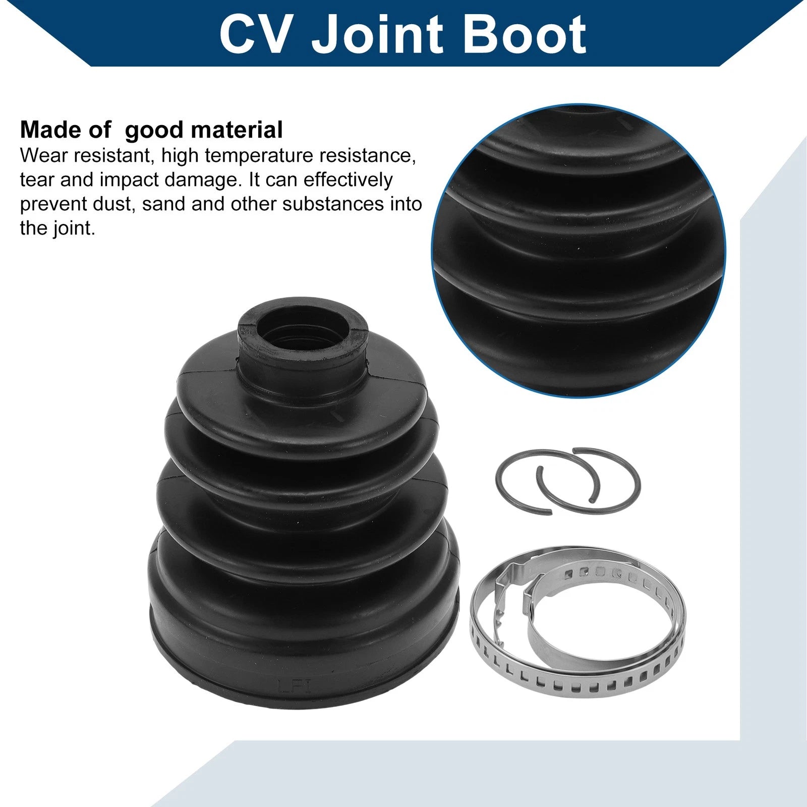 Inner CV Joint Boot Kit with Clamps for Hyundai I30 (2015–2017) No.49595A64A5