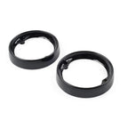 1 Pair Turn Signal Bezels for Harley Road King/Glide/Electra Glide (Black)