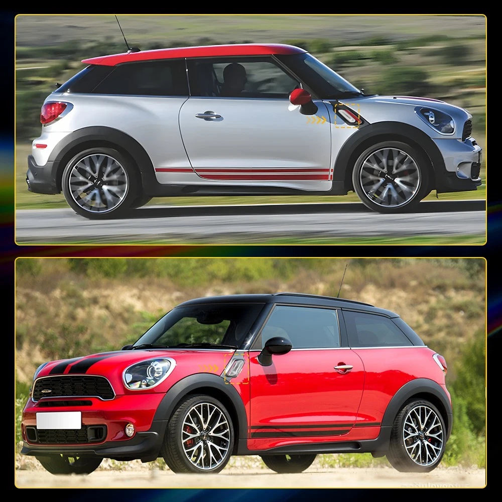 2X Clear Front Side Marker Lights for MINI Cooper R61 Paceman (2011-2016)