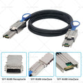 Mini SAS SFF-8088 26Pin to SFF-8088 External Cable 1M for Server