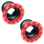 Pair of DWT G3 Red Beadlock Wheels for Banshee Warrior 350 (1997–2004) 8" 8x8 4/115