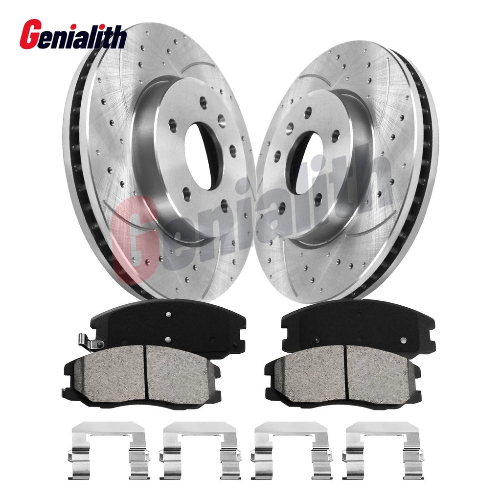 Front Disc Rotors + Brake Pads Kit for Chevrolet Equinox Torrent (2005–2009)