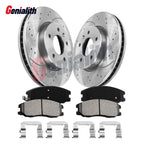 Front Disc Rotors + Brake Pads Kit for Chevrolet Equinox Torrent (2005–2009)