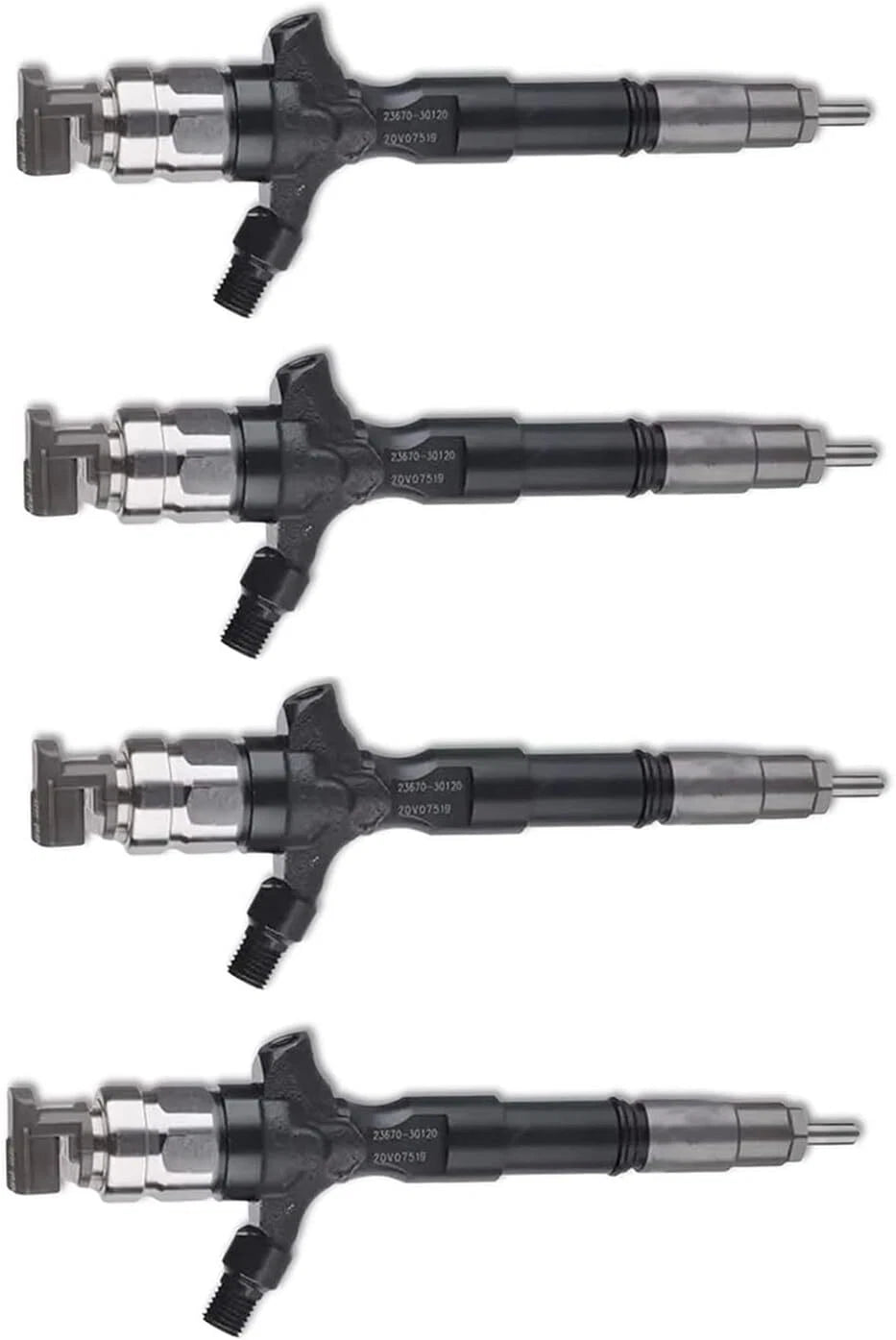 Set of 4 Fuel Injectors 095000-7810 23670-30120 for Toyota Dyna