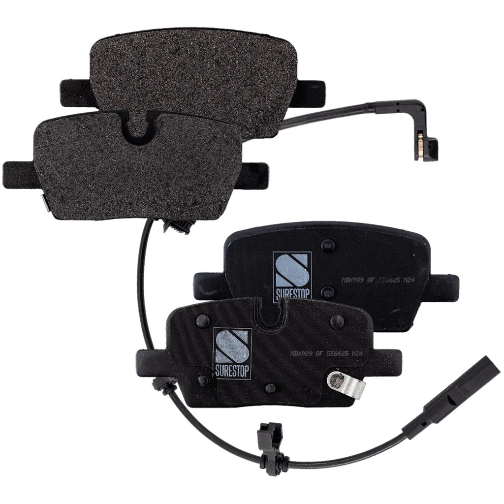 Rear Brake Disc Rotors and Pads Kit for Cadillac CT6 (2019)