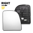Right Side Heated White Mirror Glass for Ford E150 E250 E350 E450 