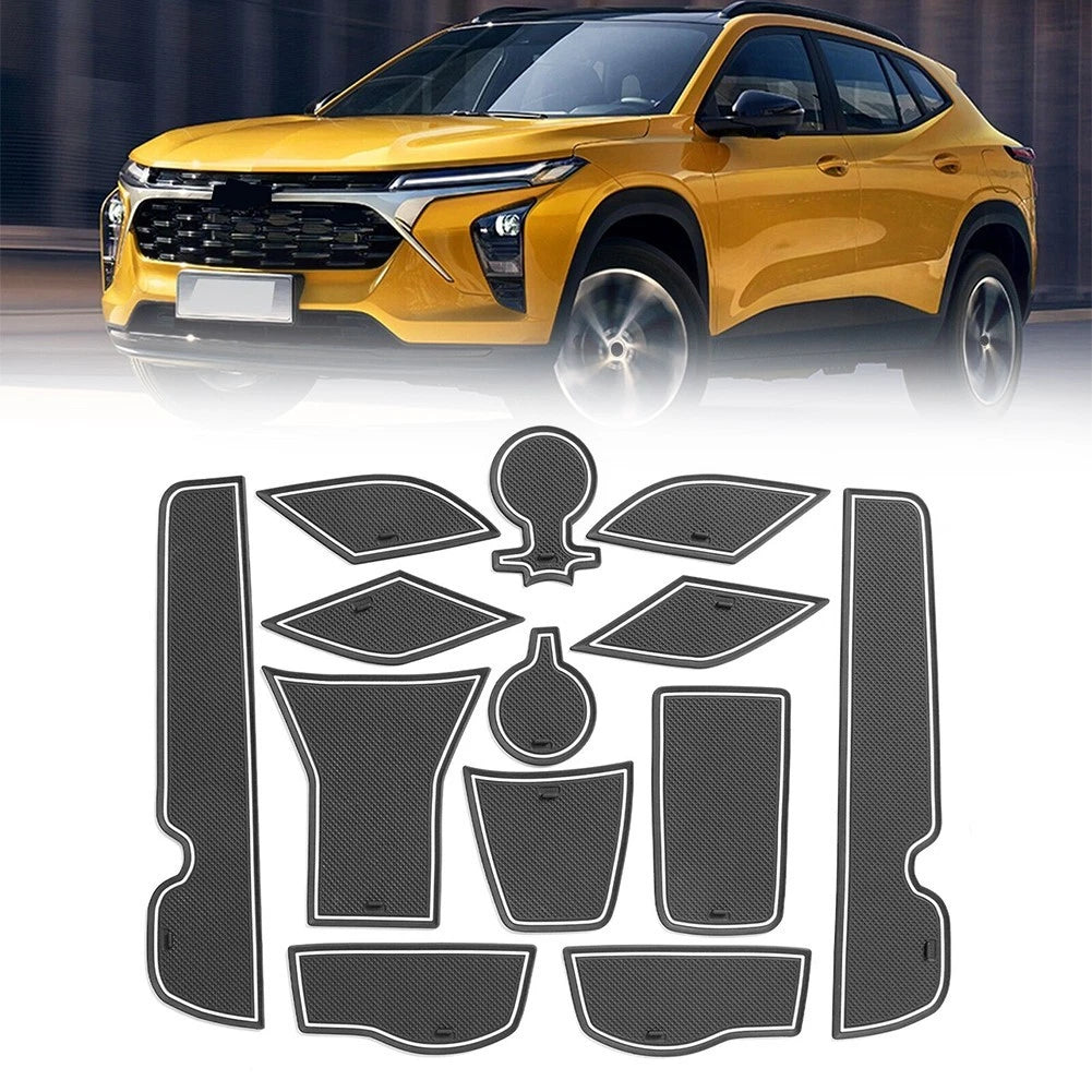 NonSlip Car Gate Slot Mat for Chevrolet Trax (2024) Door Groove Pad