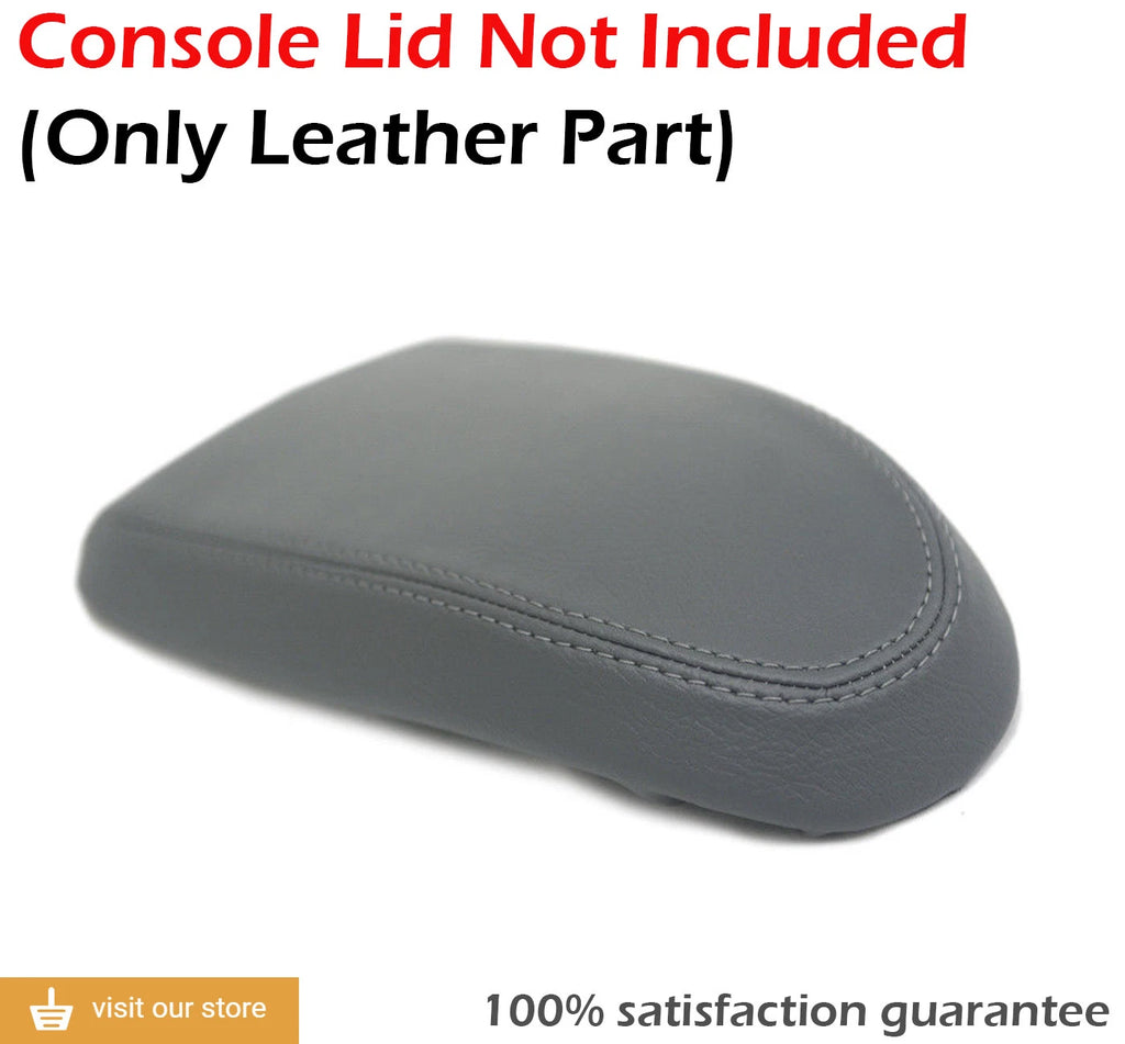 Center Console Armrest Cover for Ford Focus (2000–2007) Gray Leather