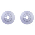 Set of 2 Hella Front 320mm Vented Disc Brake Rotors for Audi A4 Quattro A5 Q5 (2009–2016)