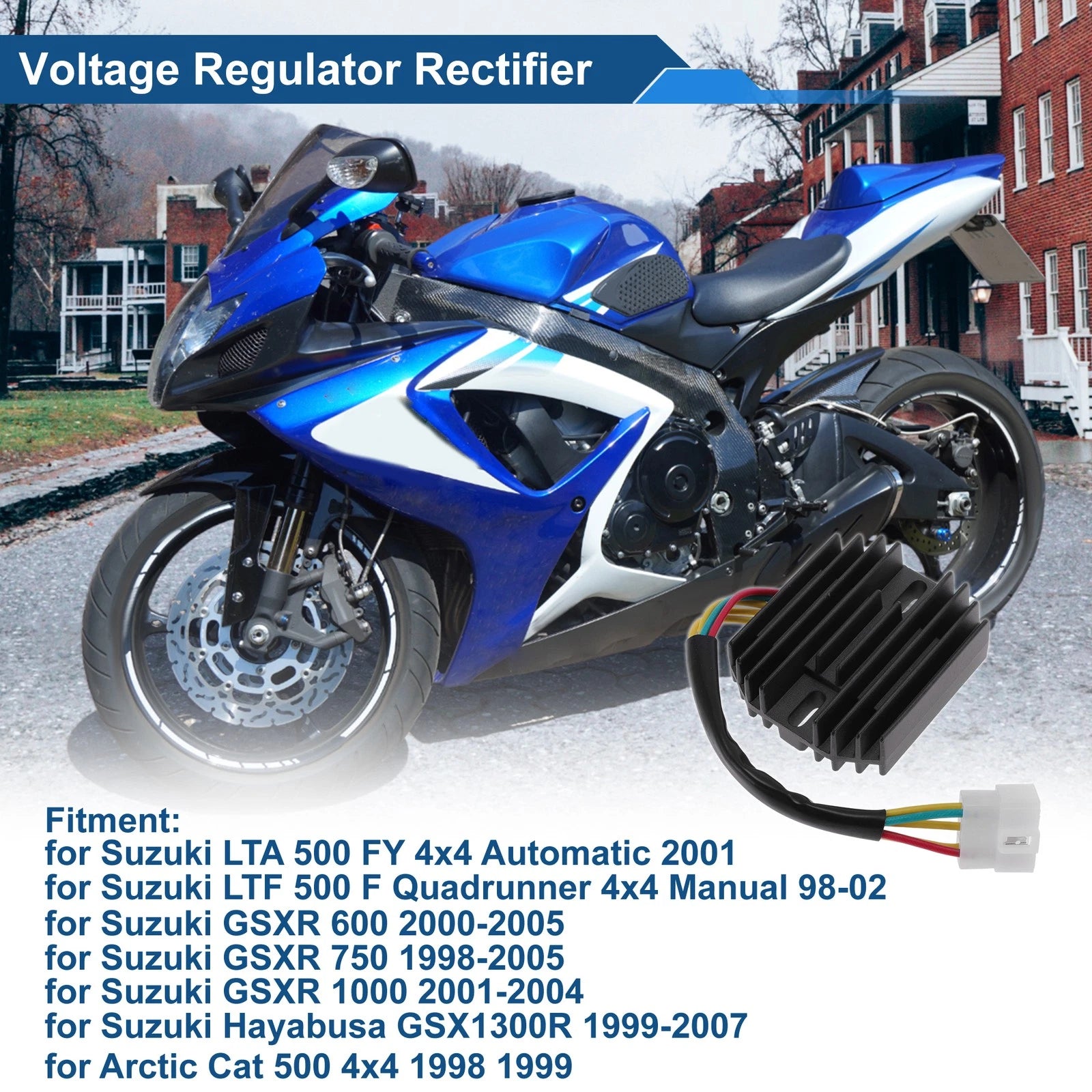 Voltage Regulator Rectifier for Suzuki LTA 500 FY (2000–2002) No.3280005300