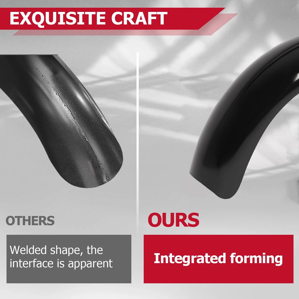 19" Steel Wrap Front Fender Black for Harley Touring (2014–2023)