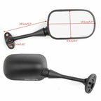 Side Rear View Mirrors for Honda CBR600RR (2003–2014) CBR1000RR (2004–2007) Black T9