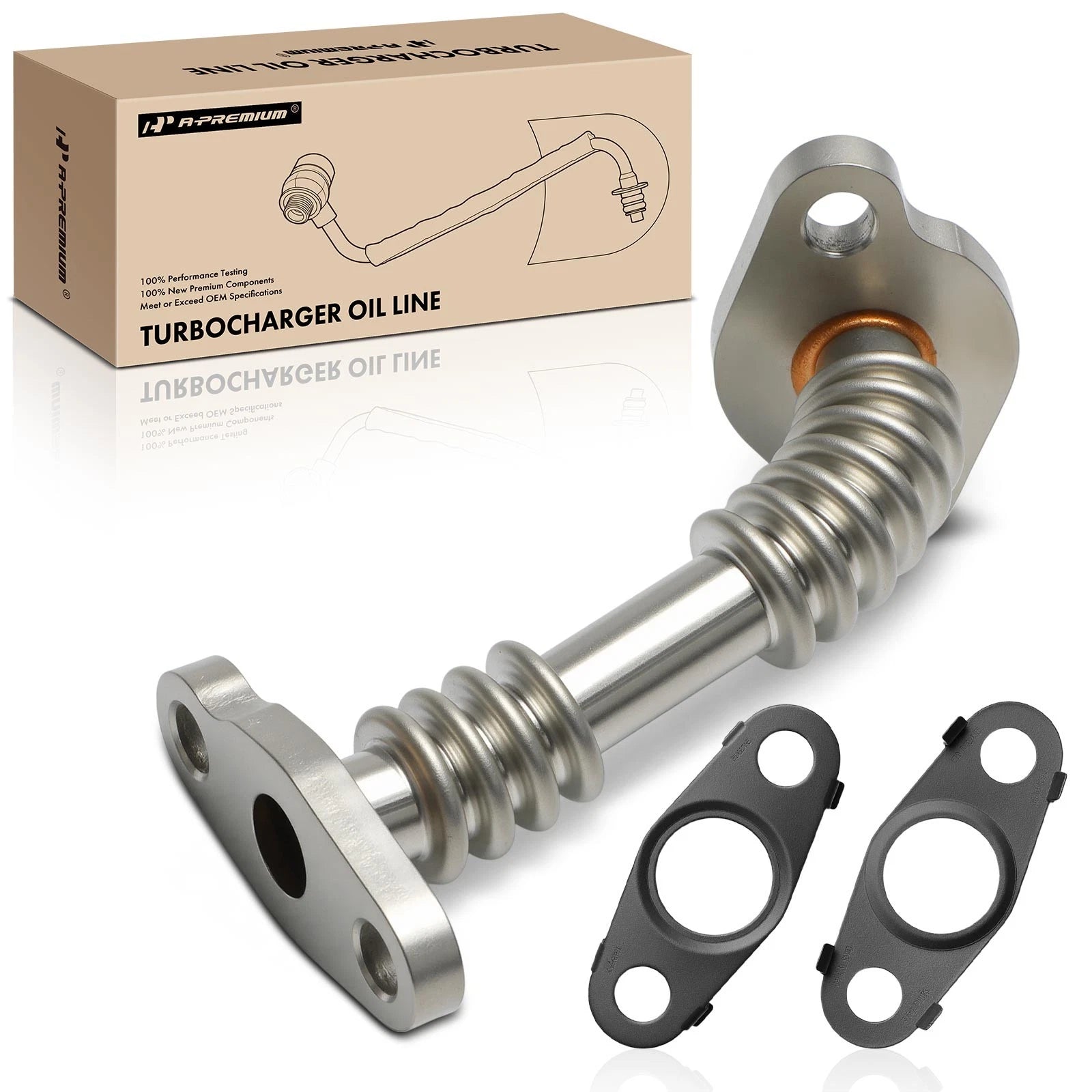 Turbocharger Oil Return Line for Ford Escape, Fusion, Lincoln MKZ (2016)