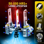 2X AUXITO 9006 LED Headlight Bulbs for