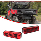 2X Red LED Taillight Brake Lights for Honda Pioneer 520 700 1000 (2014–2024)