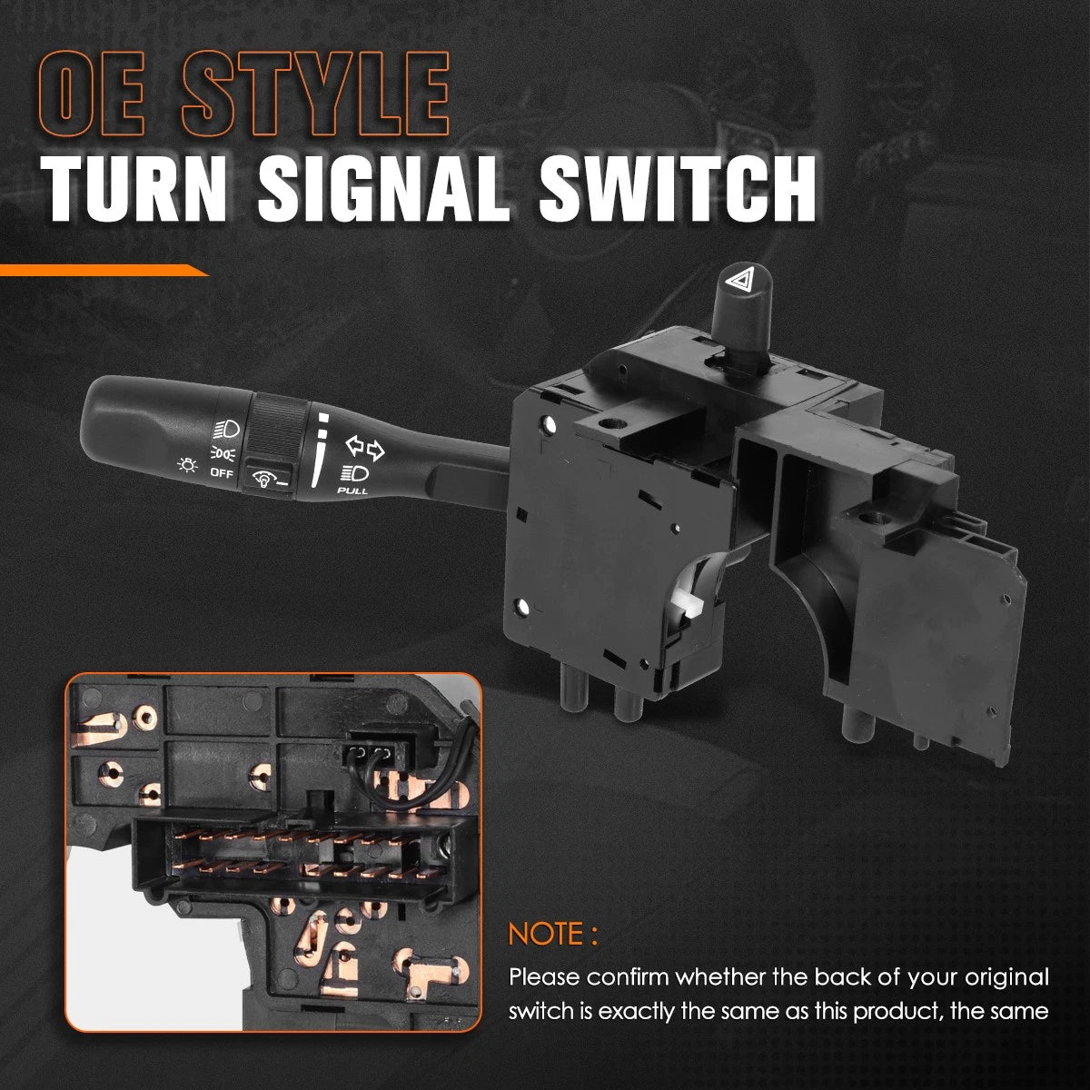 Turn Signal Hazard Light Switch for Jeep Wrangler (2001–2006)