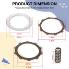 Clutch Friction Plates Kit & Spring for Honda Shadow Aero 750 VT750C (2004–2024)