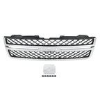 Grille for Chevy Silverado 2500 HD 3500 HD (2011-2014) Black Chrome