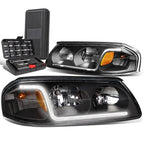 LED DRL Tube Headlights for Chevy Impala (2000–2005) + Tool Box
