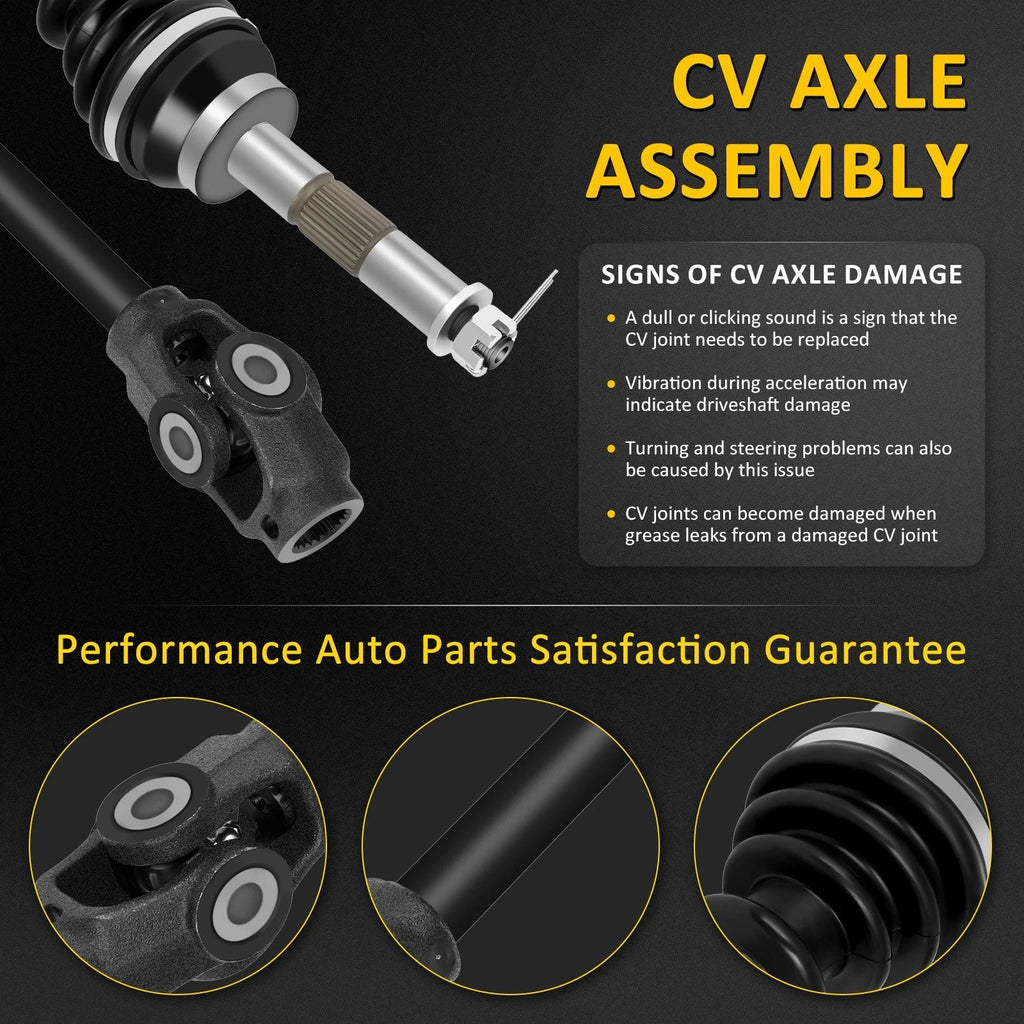 Set of 2 CV Axles for Polaris Sportsman 500 6x6 (1996–2003)