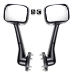 Set of 2 Chrome Hood Mirrors for Freightliner Cascadia (2008–2016)