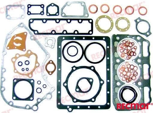 Engine Overhaul Gasket Kit for Yanmar 3GM30, 3GM30F