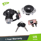 Fuel Gas Cap Ignition Switch Seat Lock Key Set for Suzuki GSXR600 (1997–2000)