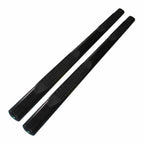 Black 4in Steel Oval Straight w/Step Pads Step Nerf Bar for 19 Ram 1500 Crew Cab