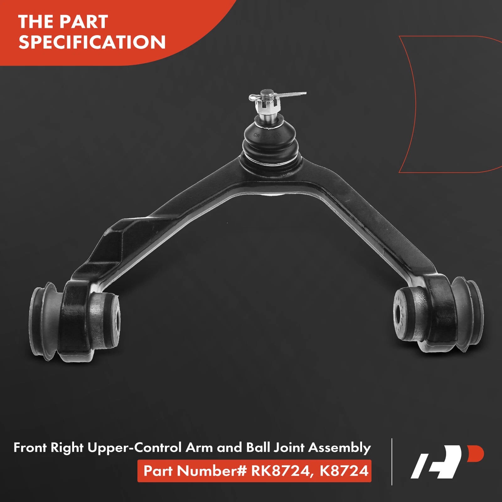 2X Front Control Arm with Ball Joint for Ford Expedition F-150 (1997-2003)