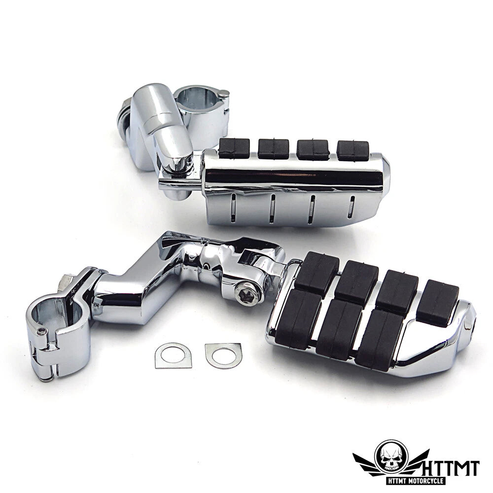 Offset 1 1/4" Wing Foot Pegs Clamps for Suzuki VS1400 VZ1500 M800 (1995–2023)