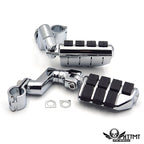 Offset 1 1/4" Wing Foot Pegs Clamps for Suzuki VS1400 VZ1500 M800 (1995–2023)