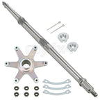 Rear Axle Shaft w/ Sprocket Hub for Yamaha Banshee 350 (1987–2006) / Tri Z 250 (1985–1989)