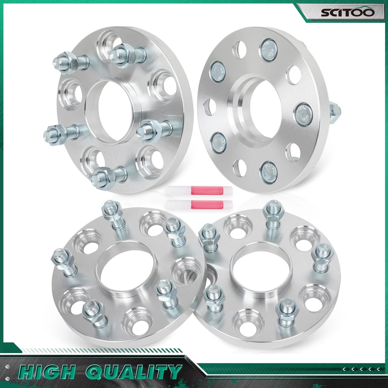 4X 15mm Hub Centric Wheel Spacers 5x4.5 for Toyota Tacoma 2005–2015