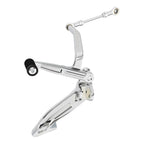 Chrome Mid Control Shift Side Set for Harley Sport Glide, Fat Bob, FXDR (18-25)