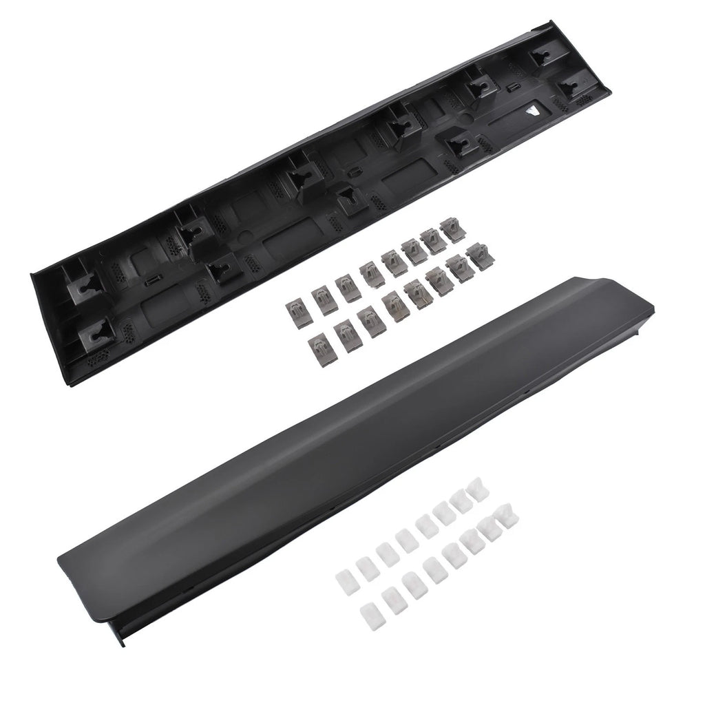 2X Rear Lower Door Trim Molding for Cadillac XT5 (2017-2025) Black