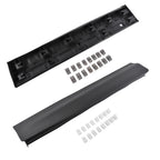 2X Rear Lower Door Trim Molding for Cadillac XT5 (2017-2025) Black