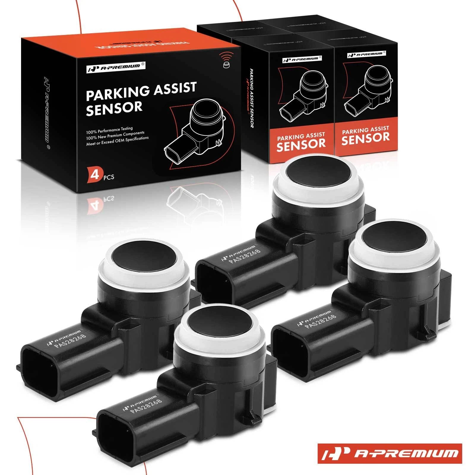 Set of 4 Backup Parking Assist Sensors for Chevy Silverado 1500 