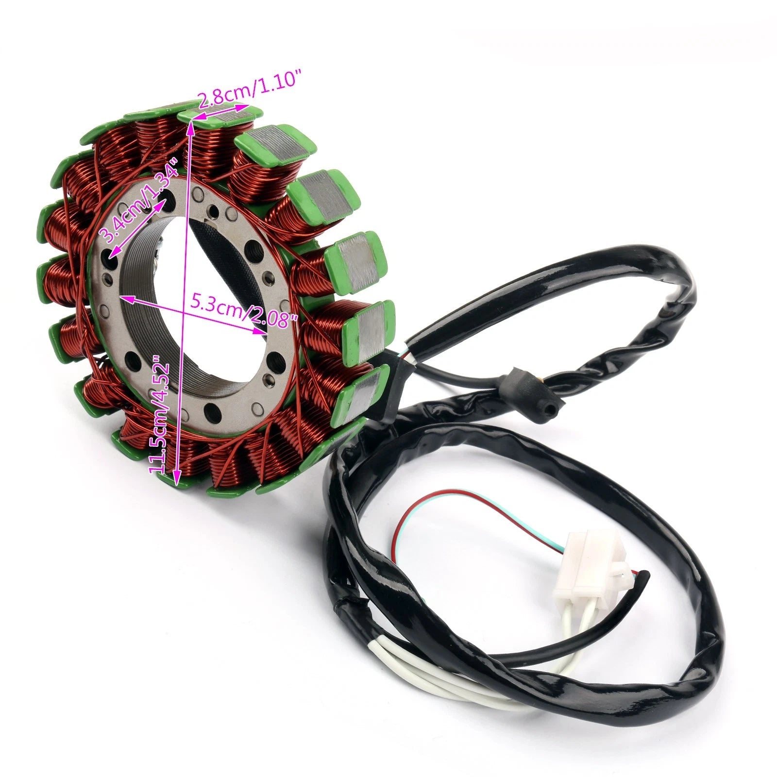 Magneto Generator Stator Coil for Honda XR650L (1993–2016), NX500 (1991–1999)